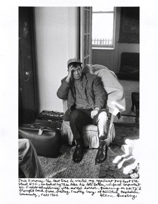 Jack Kerouac. Photo by Allen Ginsberg. 1964.